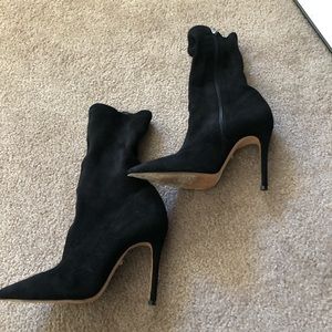 Schutz Krysta Suede sock bootie